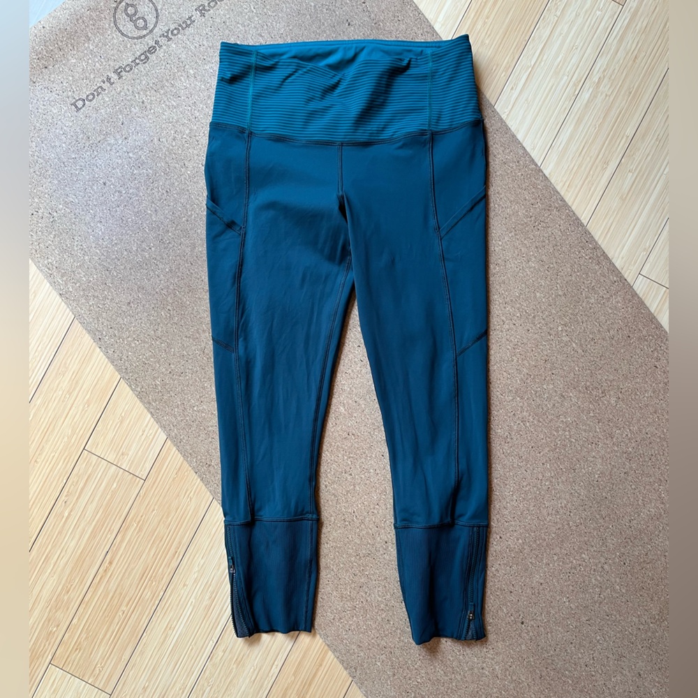 Lululemon Athletica Deep Teal Leggings